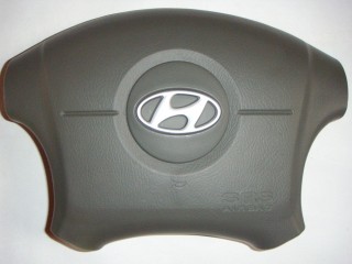 Накладка на руль Hyundai Elantra серая